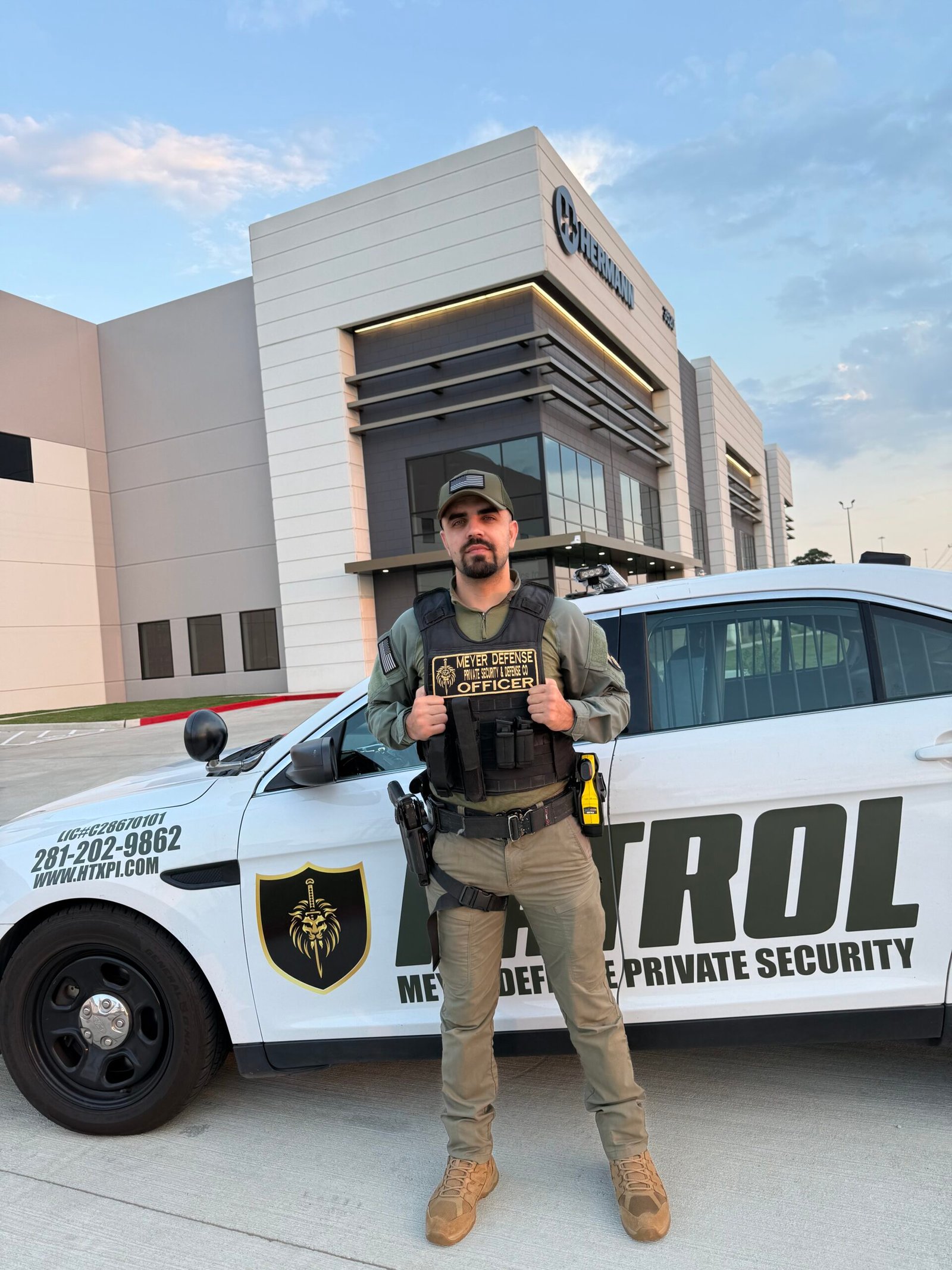 Security Guard Company Houston Meyer Defense Inc. Warehouse Security Guard Pasadena