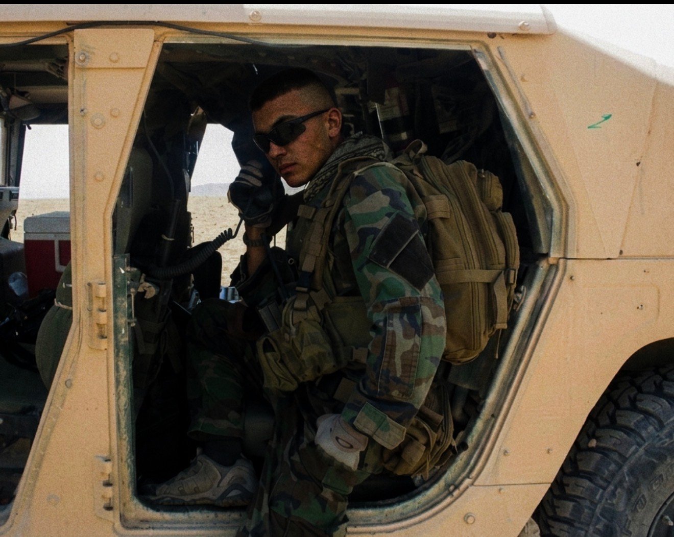 Jason Essazay during an operation while embedded with US Special Forces and Afghan Commandos in Afghanistan, 2013